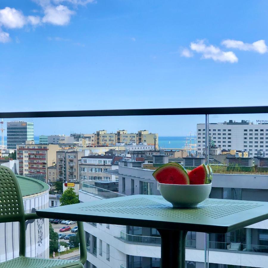 Apartmán Tlusta Mewa Sea View Gdyně Exteriér fotografie
